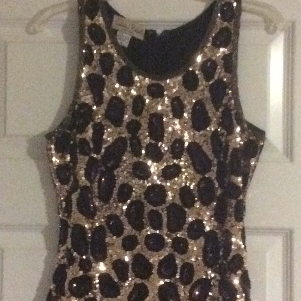 Sequin dress by Lawrence Kazar